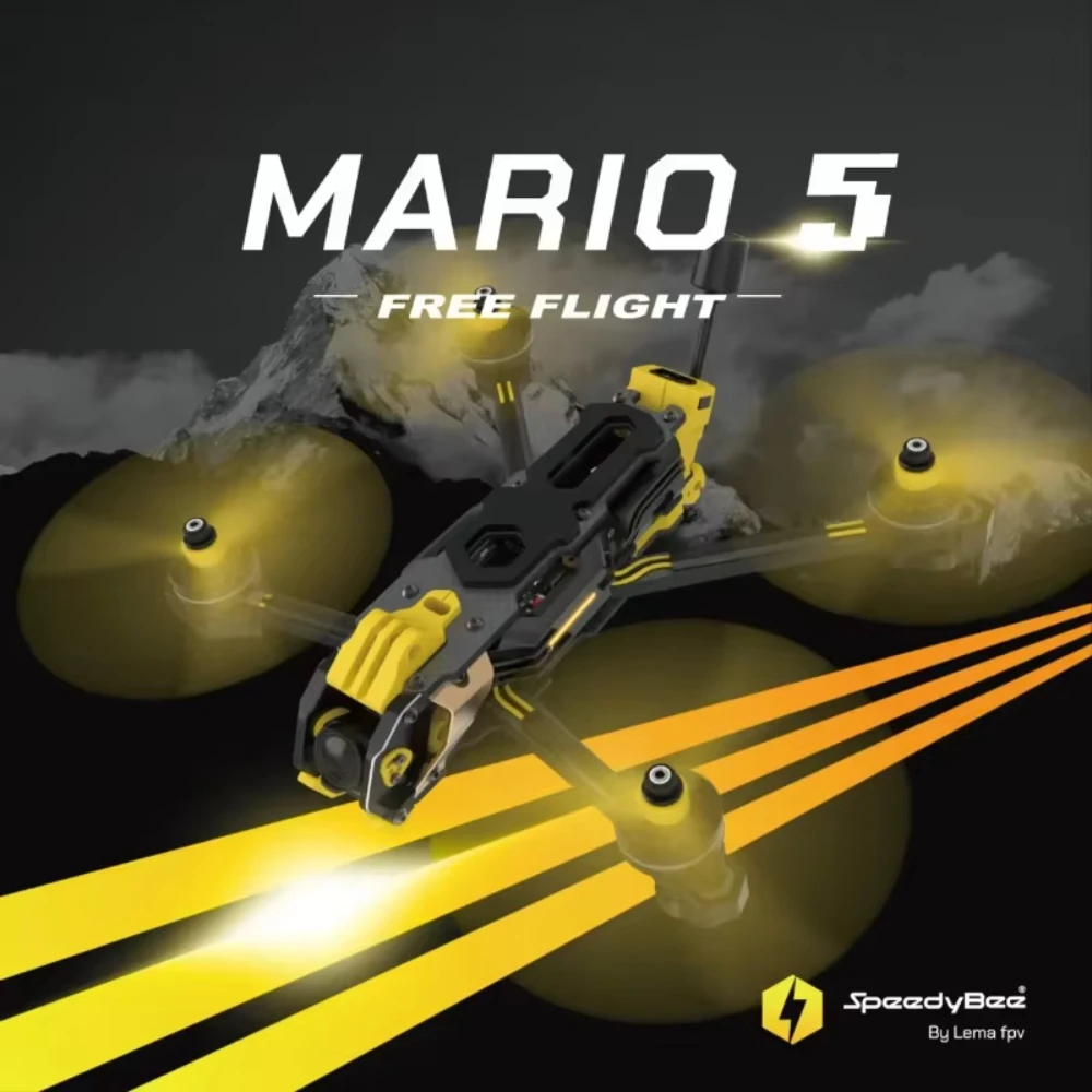 Drone Racing Frame - Kit Telaio Speedybee Mario 5 O4